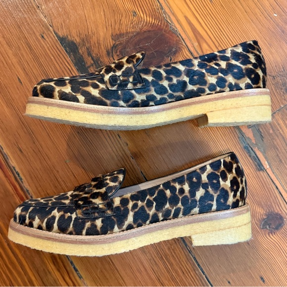 Longchamp Le Pliage Genuine Calf Hair Penny Loafer (size 39) - Picture 5 of 8